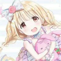 清新卡通女孩头像唯美，温暖在左明媚在右！