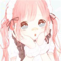 清新卡通女孩头像唯美，温暖在左明媚在右！