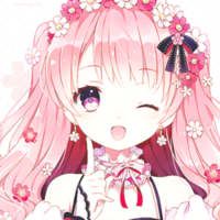 清新卡通女孩头像唯美，温暖在左明媚在右！