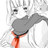 白色头发的美女动漫头像