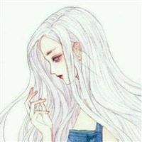 白色头发的美女动漫头像