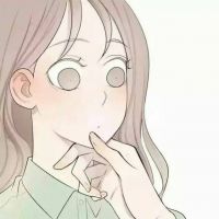 动漫情头一男一女分开清新