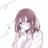 动漫情头一男一女分开清新