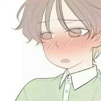 动漫情头一男一女分开清新