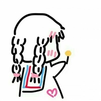 抖音最火呆萌可爱简笔头像