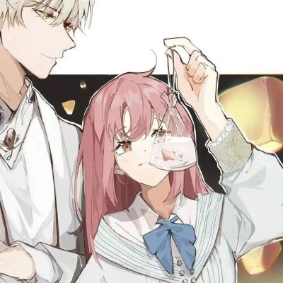 甜到爆的情侣头像一对动漫(精选12张)