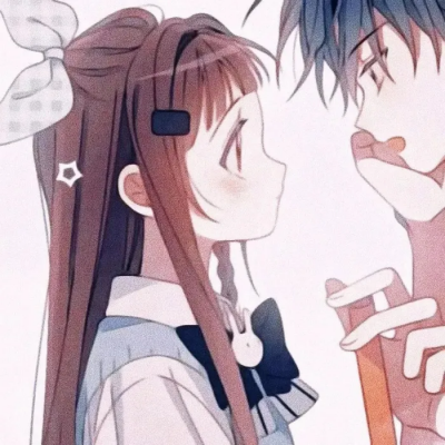 甜到爆的情侣头像一对动漫(精选12张)