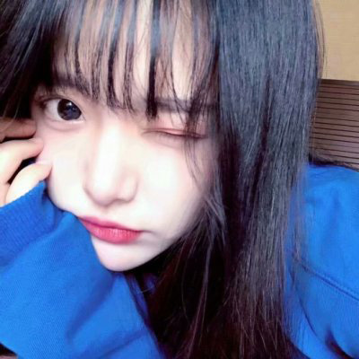清新蓝色森系女生头像(精选10张)