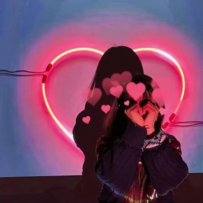 宠溺到爆的情侣头像(精选14张)