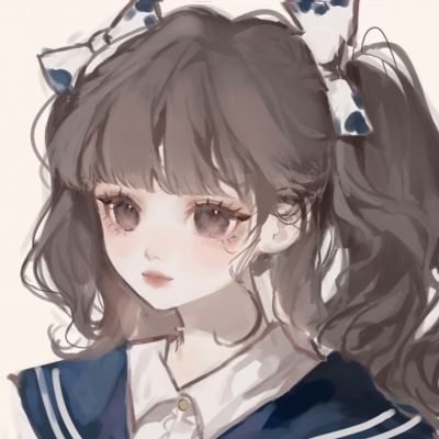 女生头像简单气质动漫(精选12张)