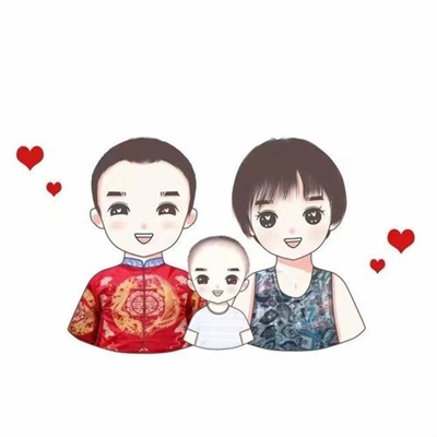 2023最火一家四口头像(44张)