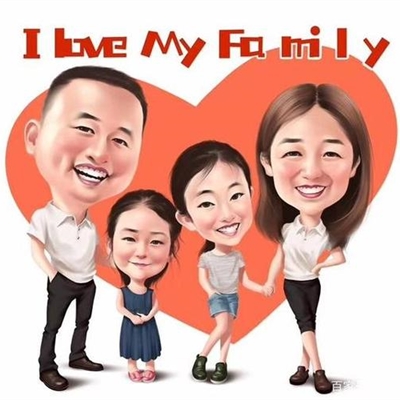 2023最火一家四口头像(44张)