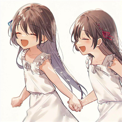 2023最火爆闺蜜头像图片动漫(精选24张)