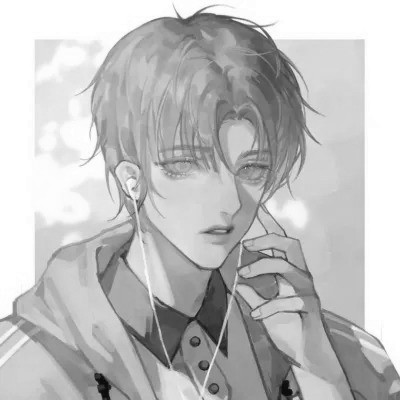 2023最火动漫头像黑白