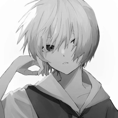 2023最火动漫头像黑白