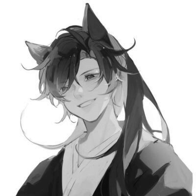 2023最火动漫头像黑白