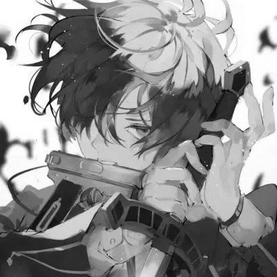 2023最火动漫头像黑白