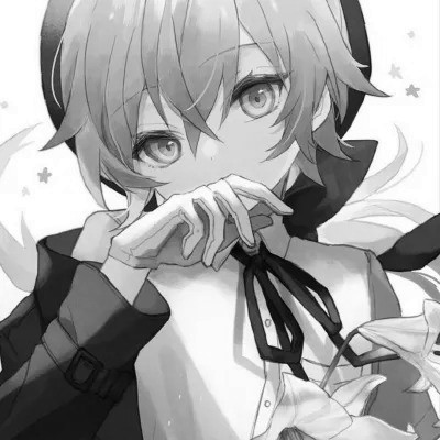 2023最火动漫头像黑白