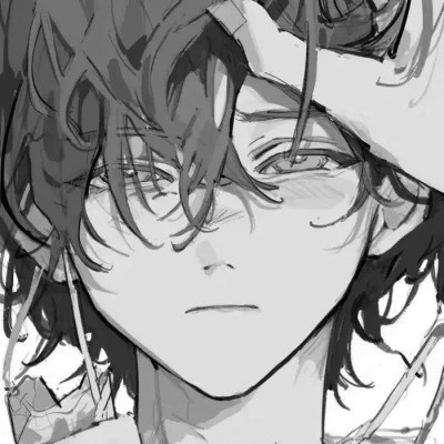 2023最火动漫头像黑白