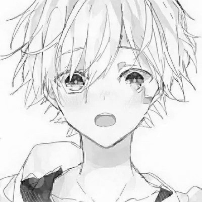 2023最火动漫头像黑白