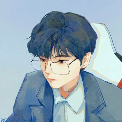 2023最火头像手绘男