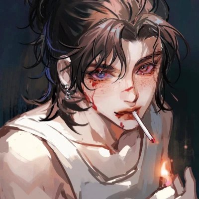 2023最火头像手绘男