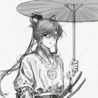 2023最火头像手绘男