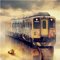 火车图片头像风景