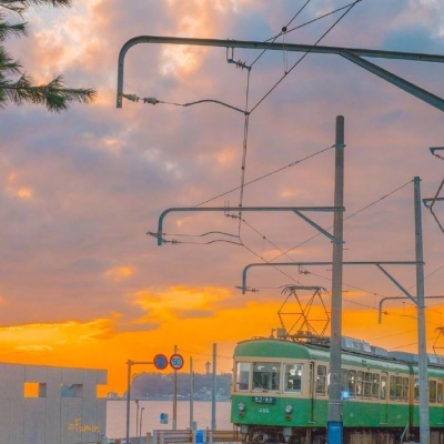 火车图片头像风景