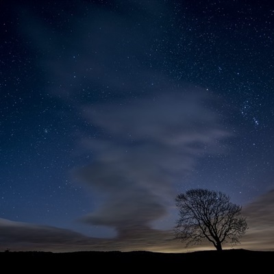 夜晚星空图片头像 适合做微信头像的星空图片