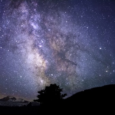夜晚星空图片头像 适合做微信头像的星空图片