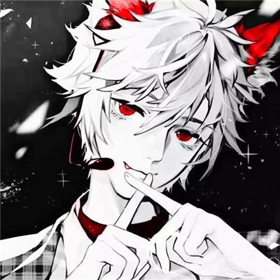 二次元头像男高冷帅气黑暗系
