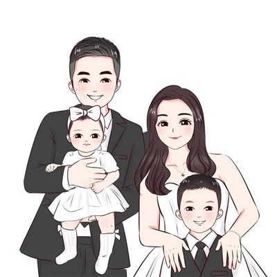 2023最火一家人头像(16张)