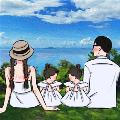 2023最火一家人头像(16张)