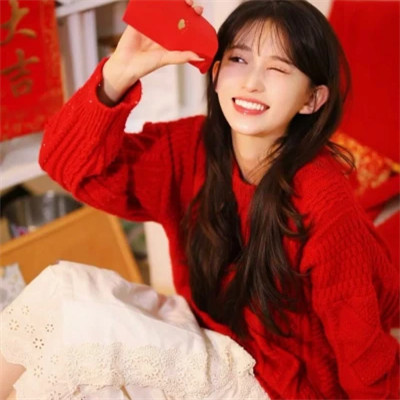 2023最火红色头像(18张)