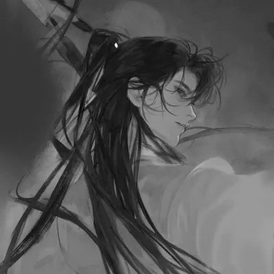 2023年最火黑白头像(16张)