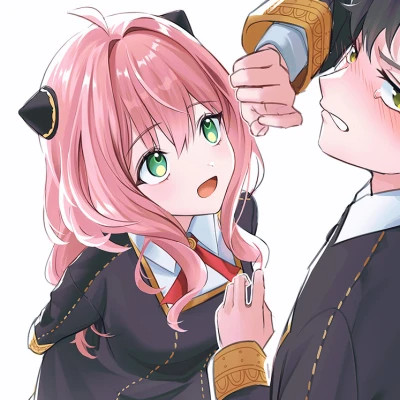 2023最火情侣漫画头像(24张)