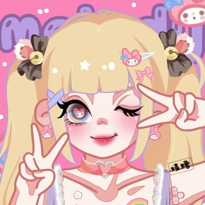 卡通少女头像可爱漂亮(精选20张)