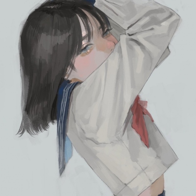 一看就让人心疼的女生头像动漫丧(精选22张)