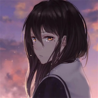 一看就让人心疼的女生头像动漫丧(精选22张)