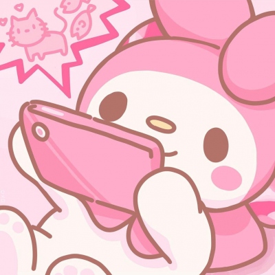 粉色可爱美乐蒂头像图片(18张)