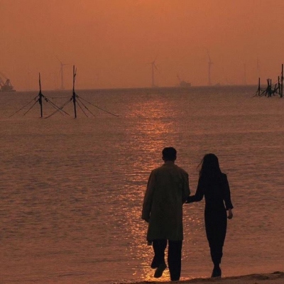 恩爱高级ins好看情侣头像(精选22张)