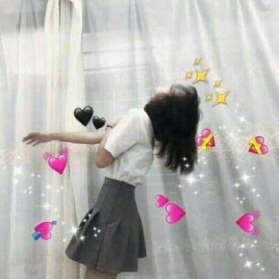 发射爱心闺蜜头像一对两张(精选20张)