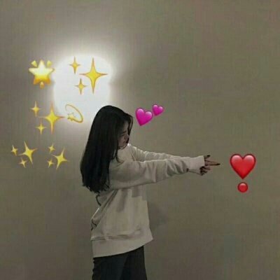 发射爱心闺蜜头像一对两张(精选20张)