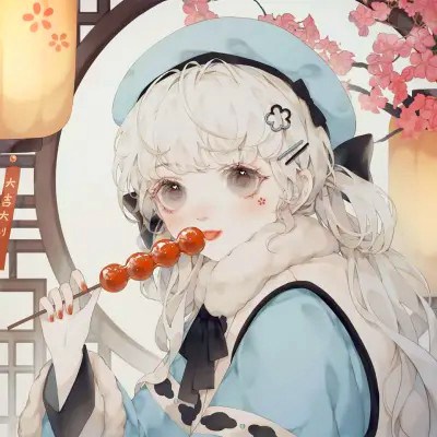 2023流行闺蜜头像卡通高清图片(24张)