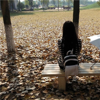 落叶一个人伤感背影图片头像(精选15张)