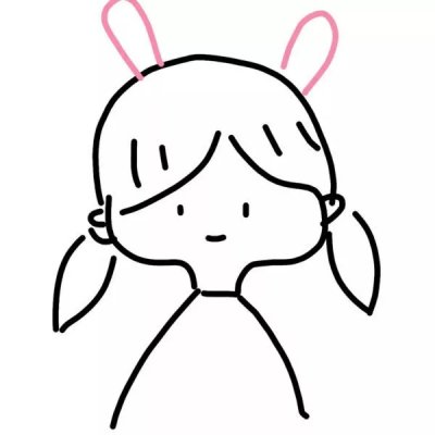 高清简单好看的人物简笔画微信头像图片(32张)