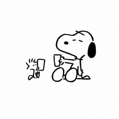 高清简单好看的人物简笔画微信头像图片(32张)