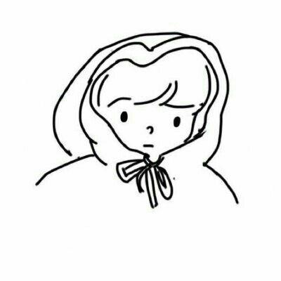 高清简单好看的人物简笔画微信头像图片(32张)