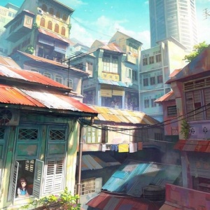 卡通动漫风景图片唯美清新头像(精选24张)